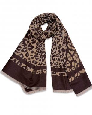 FA4095 COFFEE Shawl