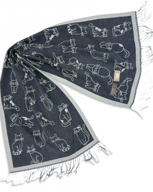 FA61062 BLACK/BEIGE Shawl