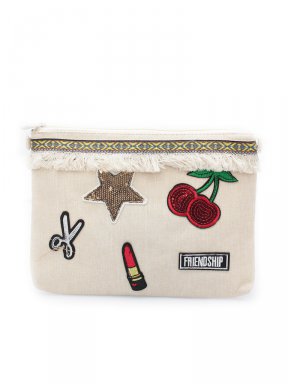 16007 BEIGE Handtas