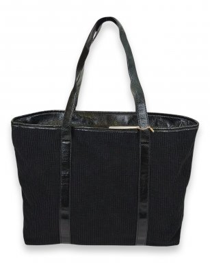 6264 BLACK Handtas Velours