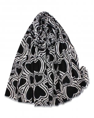 FA3811 BLACK Shawl