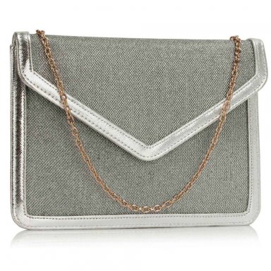 LSE00310 SILVER Handtas