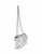 5656 SILVER Handtas mini pailletten