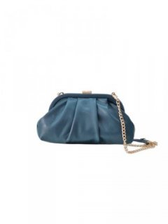 87701 BLUE Handtas mini pouch 19x11 cm