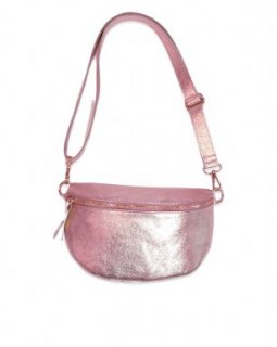 BA03 PINK Handbag leather