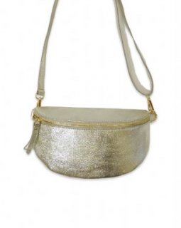 BA121 GOLD Handbag leather