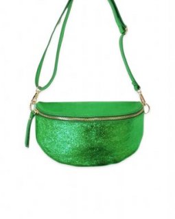 BA121 GREEN Handbag leather