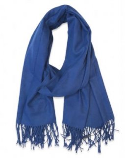 FA53027 DEEP BLUE Shawl Soft Cashmere