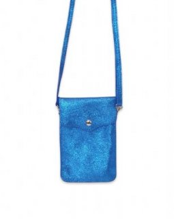 IT62 BLUE Smartphone bag - Leather