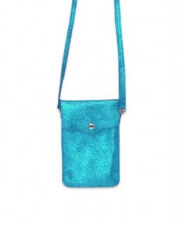IT62 TURQUOISE Smartphone bag - Leather