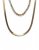 SST5017-96 Ketting Stainless Steel – Duo strass
