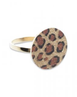 SST8004-101 Ring Stainless Steel – One size – Leopard