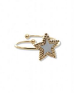 SST8004-128 Ring Stainless Steel – One size – Star