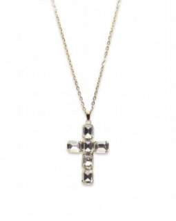 XL2286-02 Ketting Stainless Steel –  Crystal cross
